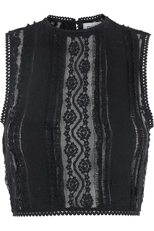 CHARO RUIZ IBIZA Asteria top met kanten detail