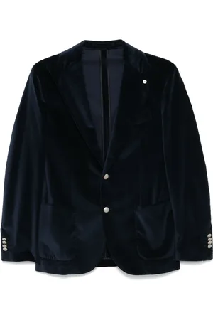 LUIGI BIANCHI MANTOVA Fluwelen blazer