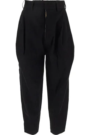 UMA WANG Broek van linnenblend