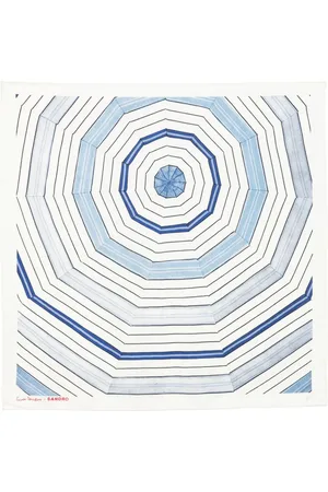 Sandro X Louise Bourgeois sjaal met geometrische print