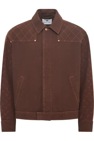 Marine Serre Bomberjack met jacquard