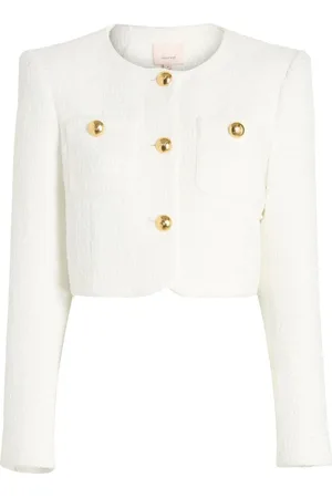 Cinq A Sept Auden cropped tweed jack