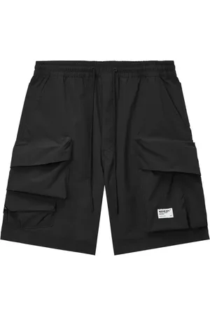 Musium Div. Bermuda shorts met geborduurd logo