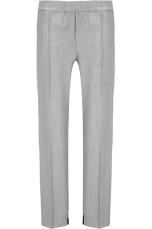 D.EXTERIOR Twill broek met toelopende pijpen