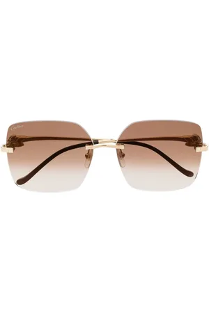 Cartier Zonnebril met vierkant montuur