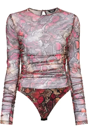 Roberto Cavalli Tulen body met pytonprint