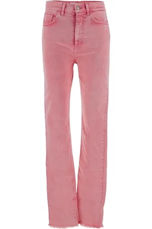 Des Phemmes Jeans met geverfd effect