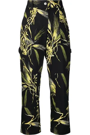 Msgm Broek met bladerprint
