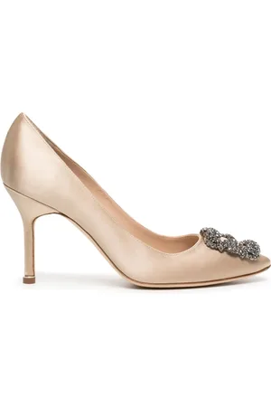 Manolo Blahnik Hangisi satijnen pumps