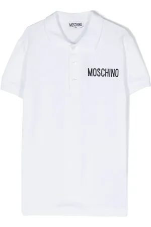 Moschino Katoenen poloshirt met geborduurd logo