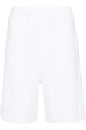 Fendi Badstof bermuda shorts met FF
