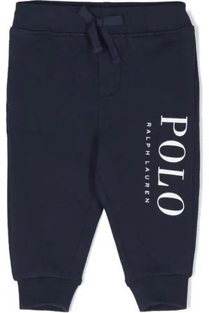 Ralph Lauren Broek met borduurwerk en toelopende pijpen