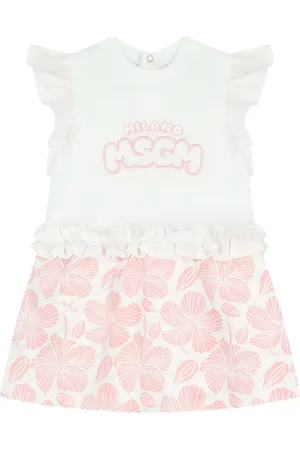 Msgm Jurk met bloemenprint