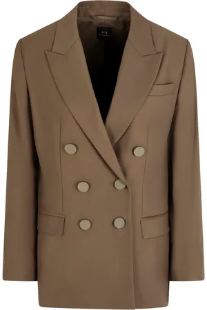 Armani Exchange Blazer met dubbele rij knopen