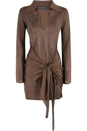 FEDERICA TOSI Jurk met geknoopt detail