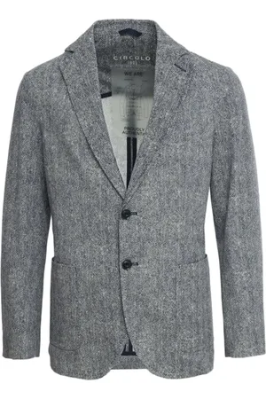 Circolo Blazer met visgraatpatroonn