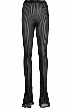Courrèges Broek met geborduurd logo