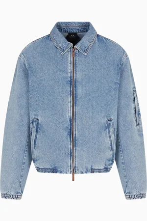 Armani Exchange Denim jack met rits