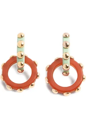 La DoubleJ Double Hoop oorbellen
