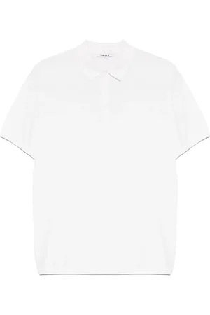 KANGRA CASHMERE Fijngebreid poloshirt