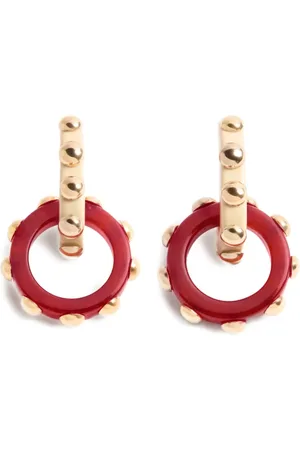 La DoubleJ Double Hoop oorbellen