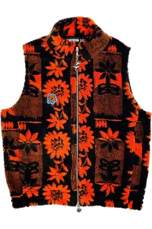 Chopova Lowena Fleece gilet met zonnebloem