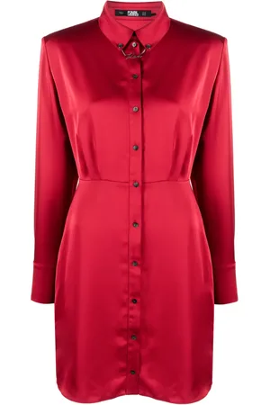 Karl Lagerfeld Blousejurk met Karl amulet