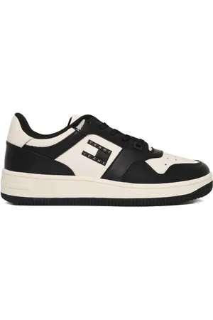 Tommy Hilfiger Sneakers van lakleer met vlakken