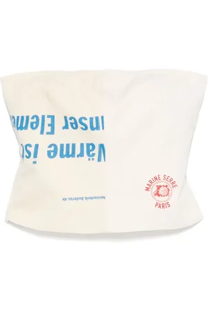 Marine Serre Regenerated Tote Bags top