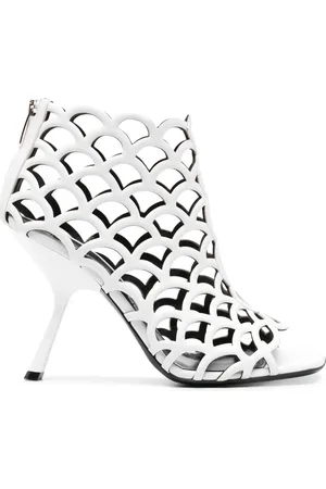 Sergio Rossi Sr Mermaid 100 mm leren sandalen