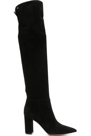 Gianvito Rossi Piper suède knielaarzen