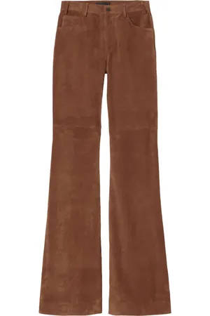 NILI LOTAN Roe flared suède broek