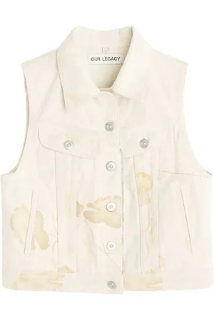 OUR LEGACY Denim gilet met rits