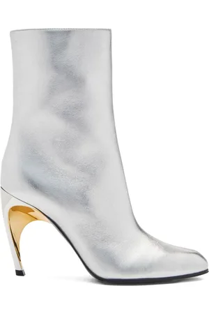 Alexander McQueen Armadillo 95mm leren enkellaarzen