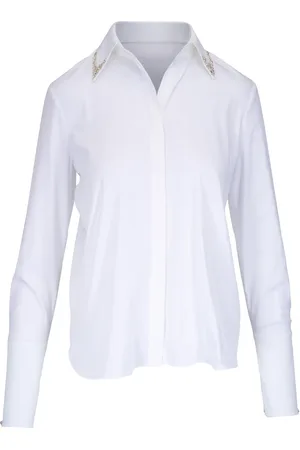 TWP Blouse met verfraaide kraag