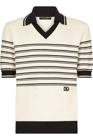 Dolce & Gabbana Gestreept poloshirt met geborduurd logo