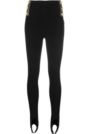 Balmain Legging verfraaid met knopen