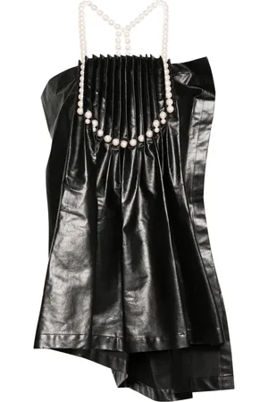 JUNYA WATANABE Geplooide blouse met pareldetail