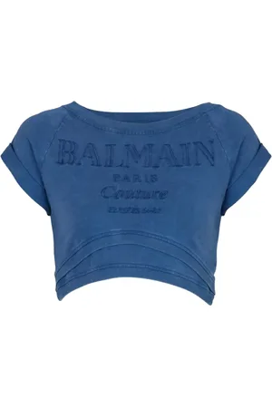 Balmain Katoenen cropped T