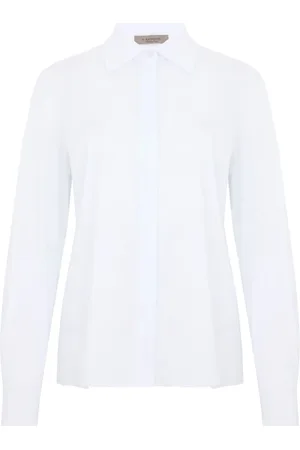 D.EXTERIOR Getailleerd katoenen blouse