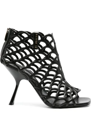 Sergio Rossi Mermaid 100mm sandalen met uitgesneden details