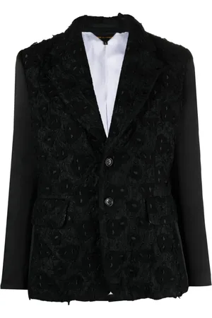 Comme des Garçons Blazer met enkele rij knopen