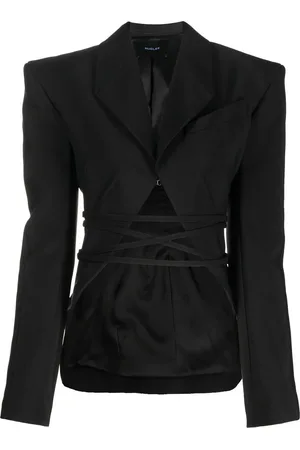 MUGLER Blazer met gestrikte sluiting