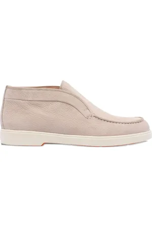 santoni Leren loafers