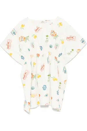 Le pandorine Tuniekjurk met print