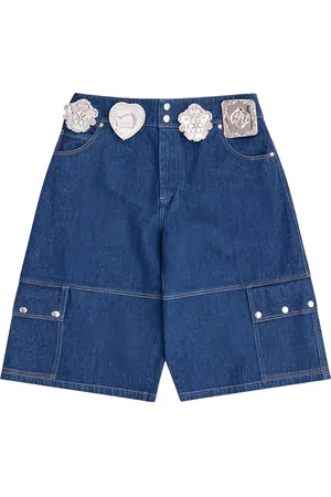 Chopova Lowena Low waist denim shorts