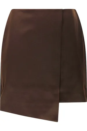 By Malene Birger Raye satijnen asymmetrische mini