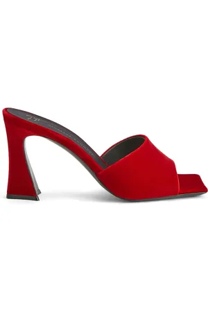 Giuseppe Zanotti Solhene fluwelen sandalen
