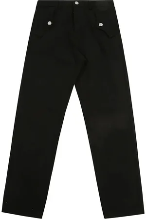 Balmain Straight broek met logoknoop