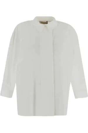 GENTRYPORTOFINO Blouse met klassieke kraag
